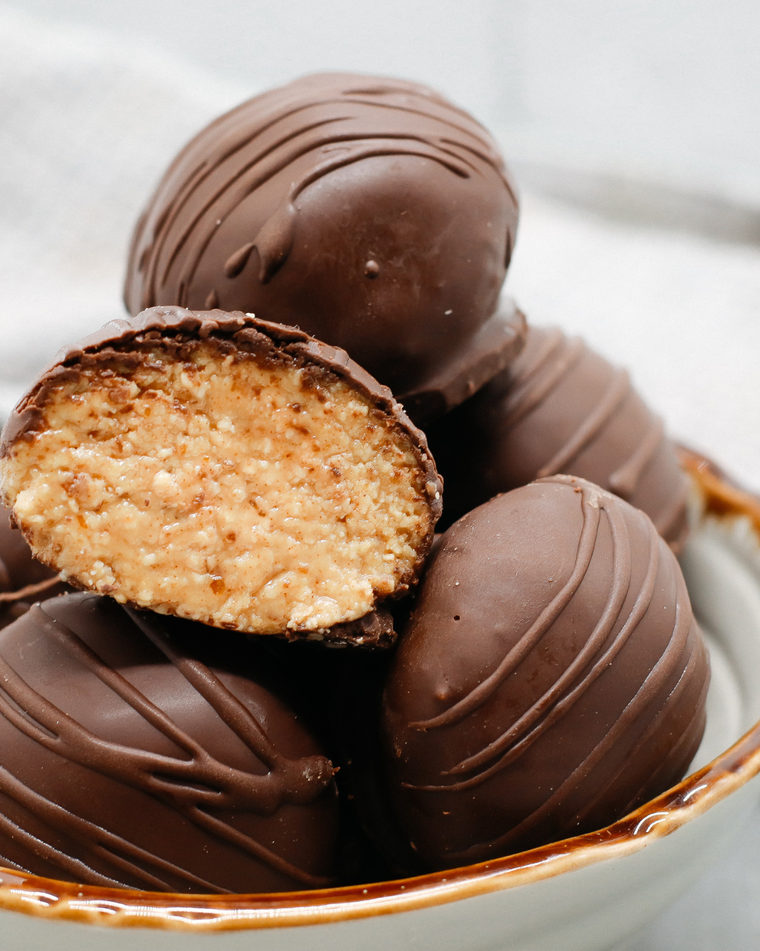 Bombón Mantequilla de Maní y Avena Sin Azúcar Tribu