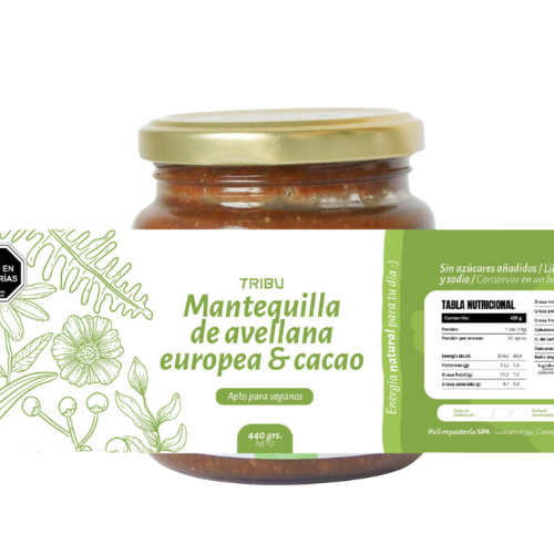 Mantequilla Avellana Cacao 220gr